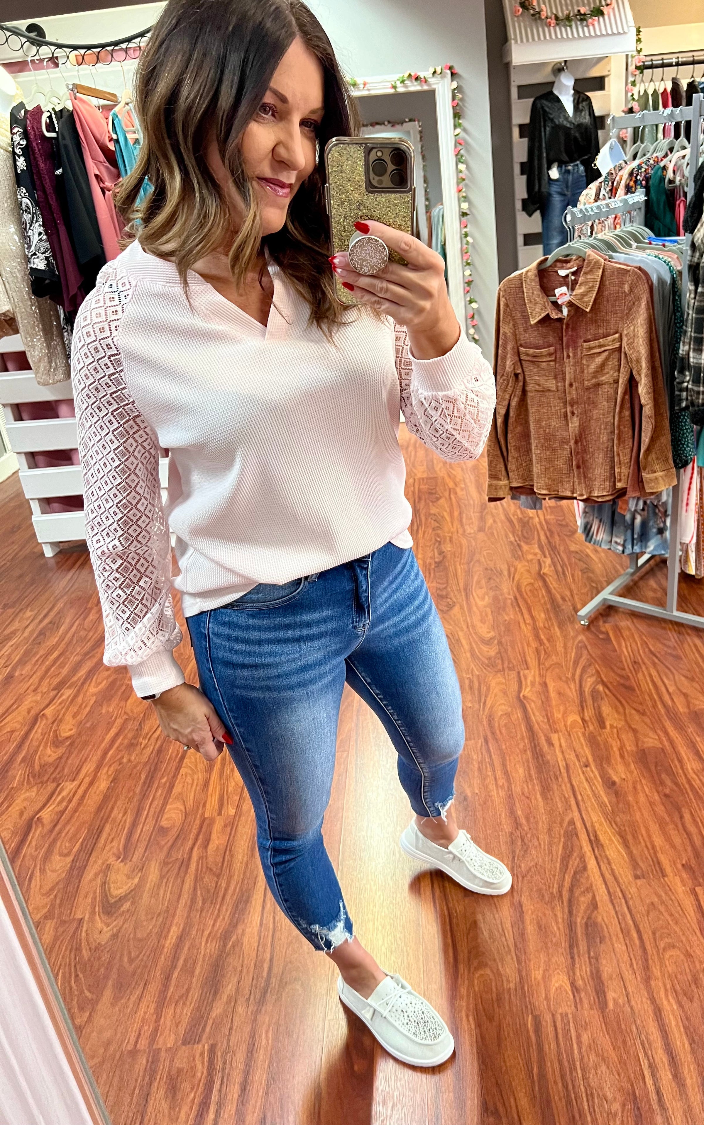 Chic boutique sales rose clothing